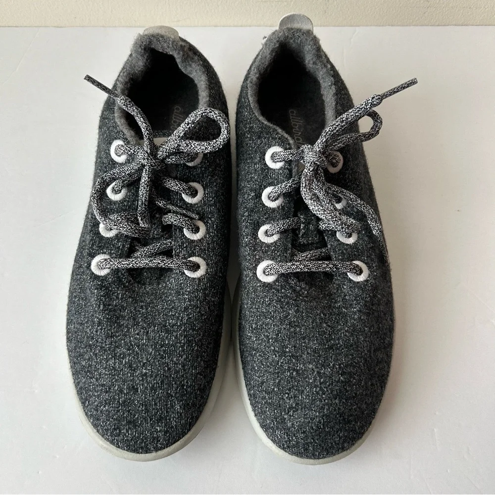 Allbirds Women's Wool Runners Natural Grey with Light Grey Sole 10